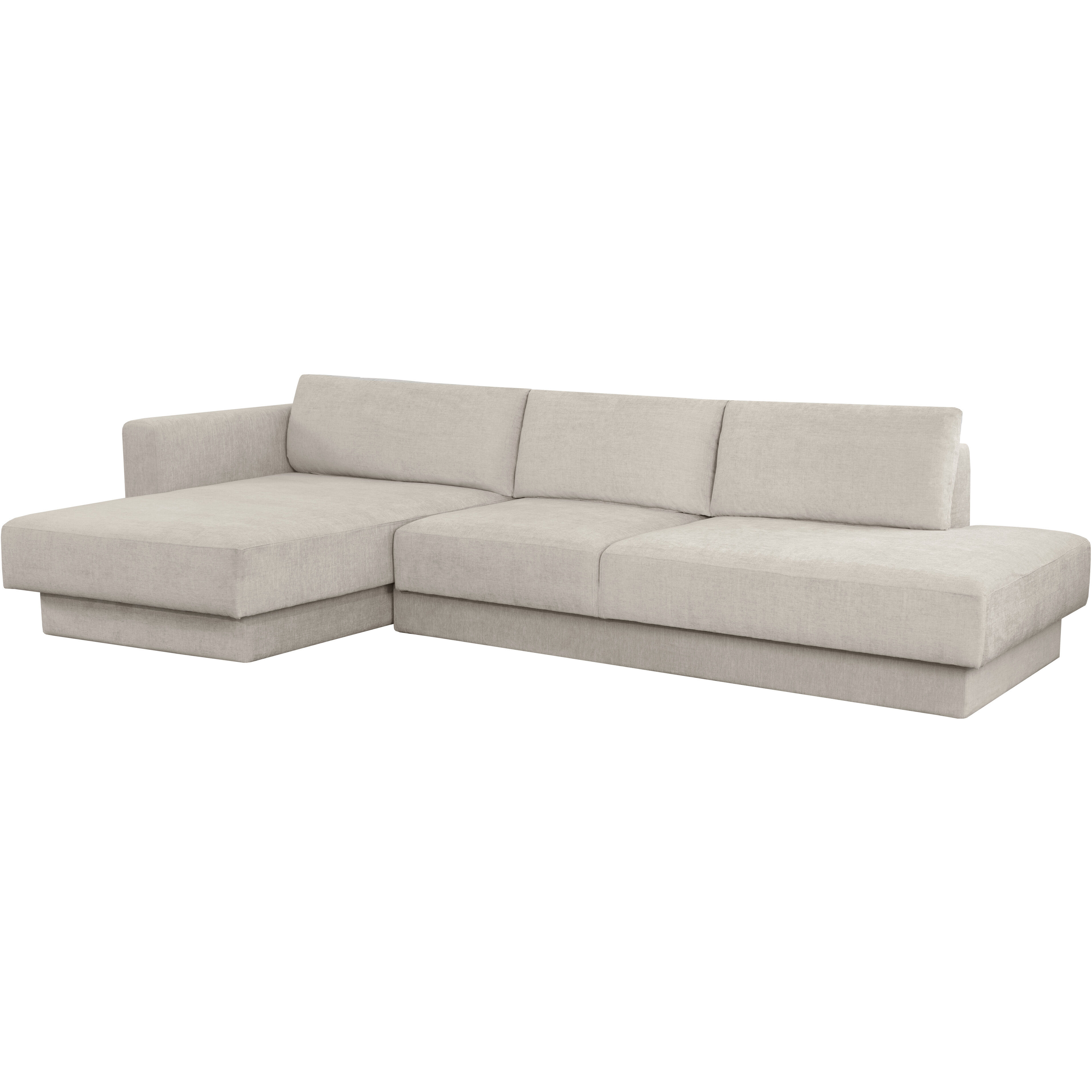 Tecoma Danny Cream Sofa Chaise, LAF